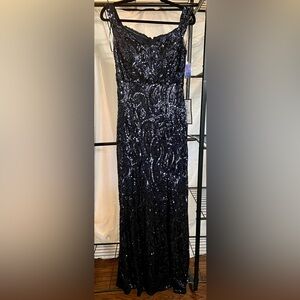 R & M Sequin Gown